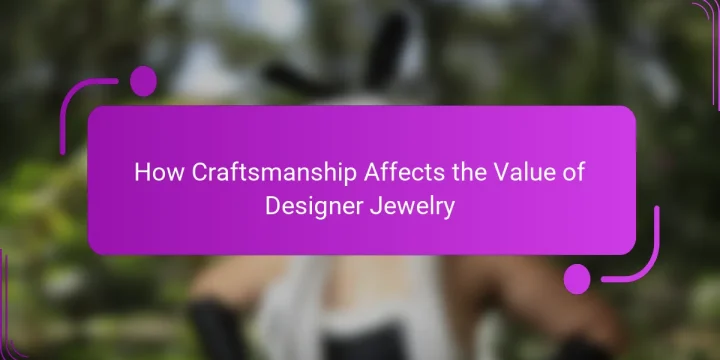 How Craftsmanship Affects the Value of Designer Jewelry